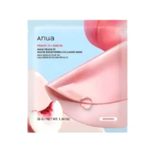 ماسک صورت ورقه ای حاوی نیاسینامید هلو آنوا مدل Anua Peach 70 Niacin Brightening Collagen Mask