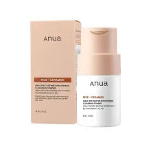 پودر شوینده و روشن کننده پوست حاوی آنزیم برنج و سرامید آنوا مدل Anua Rice Enzyme Brightening Cleansing Powder