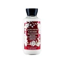 لوسیون بدن مغذی روزانه جاپنیز چری بلوسوم مدل Bath & Body Works Bright Christmas Morning Daily Nourishing Body Lotion