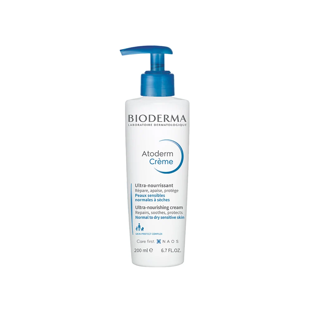 کرم مرطوب کننده صورت و بدن و آبرسان بیودرما مدل Bioderma Atoderm Crème