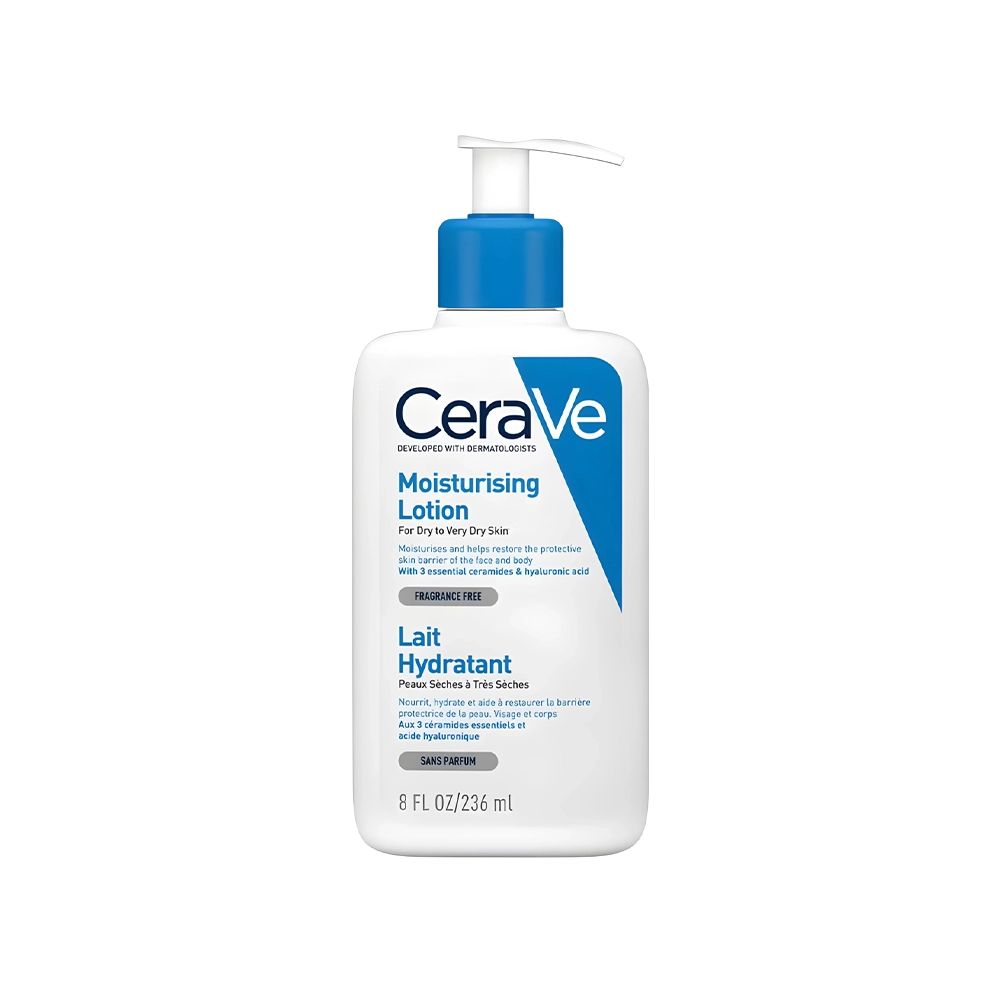 لوسیون بدن مرطوب کننده سرامید مناسب برای پوست خشک سراوی مدل CeraVe Moisturizing Lotion with Ceramides for Dry to Very Dry Skin