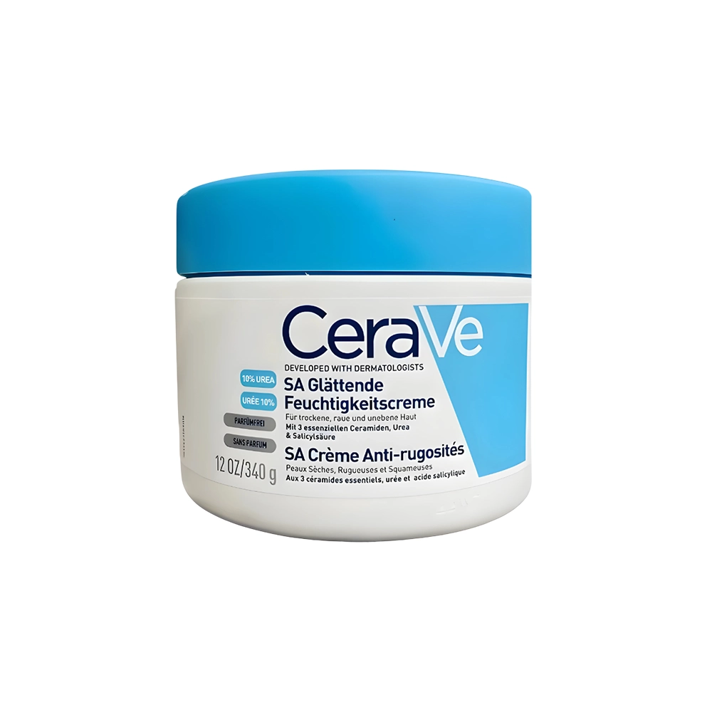 کرم مرطوب کننده مناسب برای پوست خشک سالیسیلیک اسید سراوی مدل Cerave sa Glättende feuchtigkeitscreme