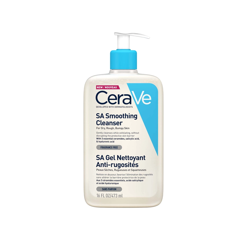 ژل شستشو صورت سالیسیلیک اسید سراوی مدل CeraVe SA Smoothing Cleanser