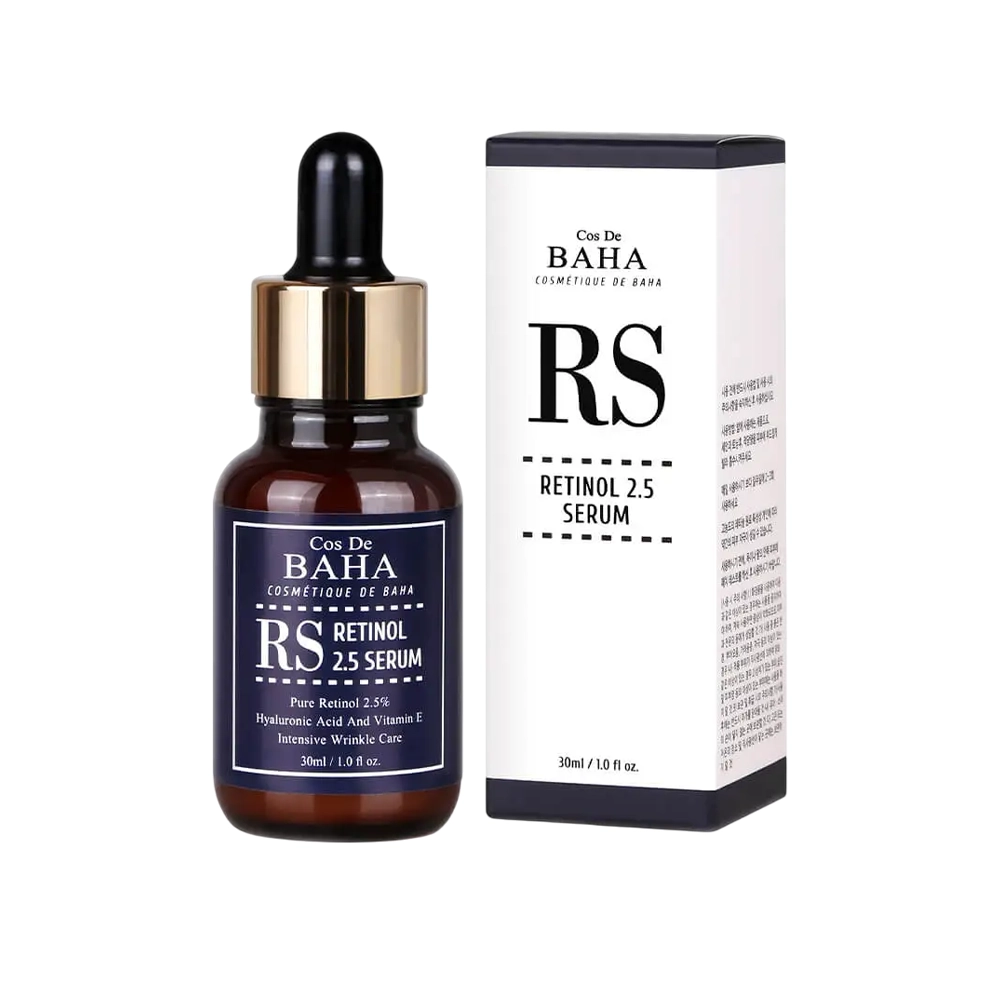 سرم ضد چروک رتینول مناسب انواع پوست کاز د باها مدل Cos De Baha RS Retinol 2.5 Serum