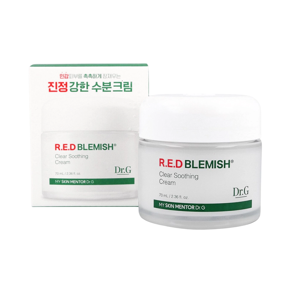 کرم مرطوب کننده تسکین دهنده رد بلمیش دکترجی مدل Dr.G R.E.D Blemish Clear Soothing Cream