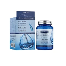 آمپول کلاژن و هیالورونیک آل این وان فارم استی مدل Farm Stay Collagen Hyaluronic Acid All In One Ampoule