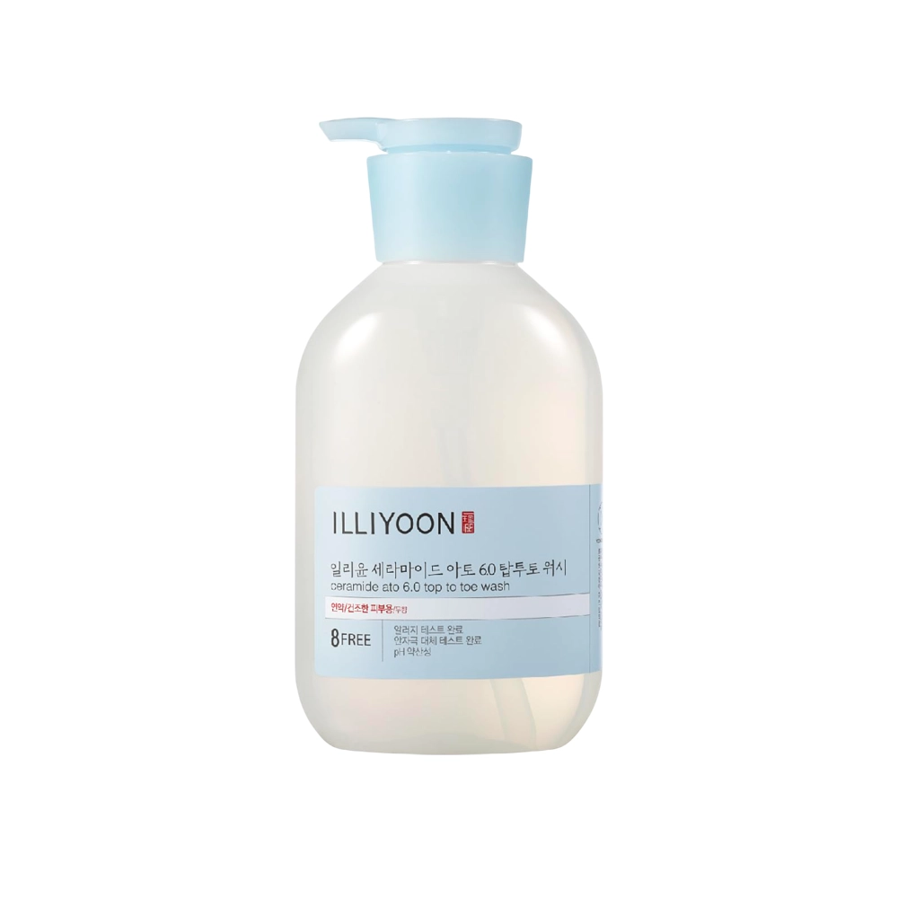 شوینده صورت بدن و مو تقویت کننده سرامید ایلیون مدل Illiyoon Ceramide Ato 6.0 Top to Toe Wash