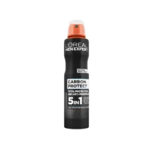 اسپری ضد تعریق مردانه 5در1 کربن پروتکت لورال مدل L’oreal Carbon Protect 5 in 1 Anti-Transpirant Spray