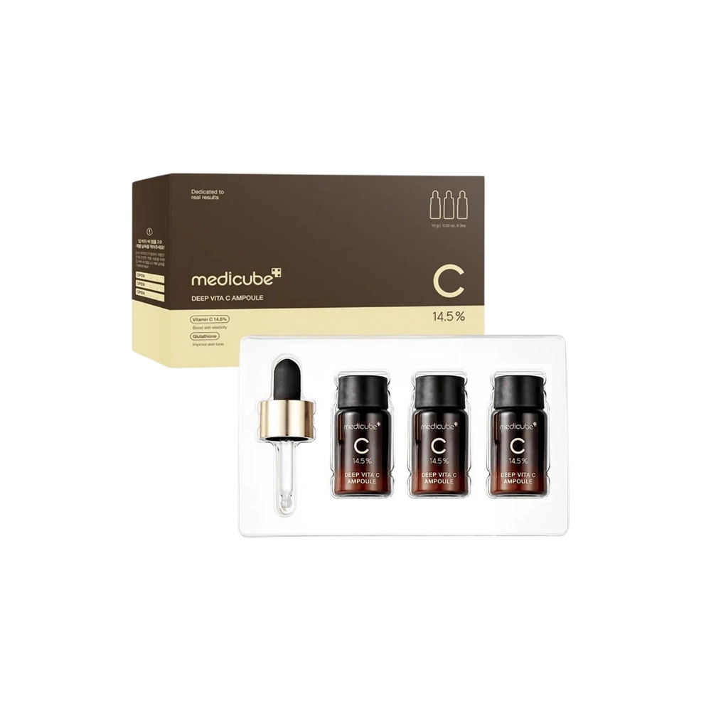 ست سرم ویتامین سی مدی کیوب مدل Medicube Deep Vita C Ampoule 2.0 Set