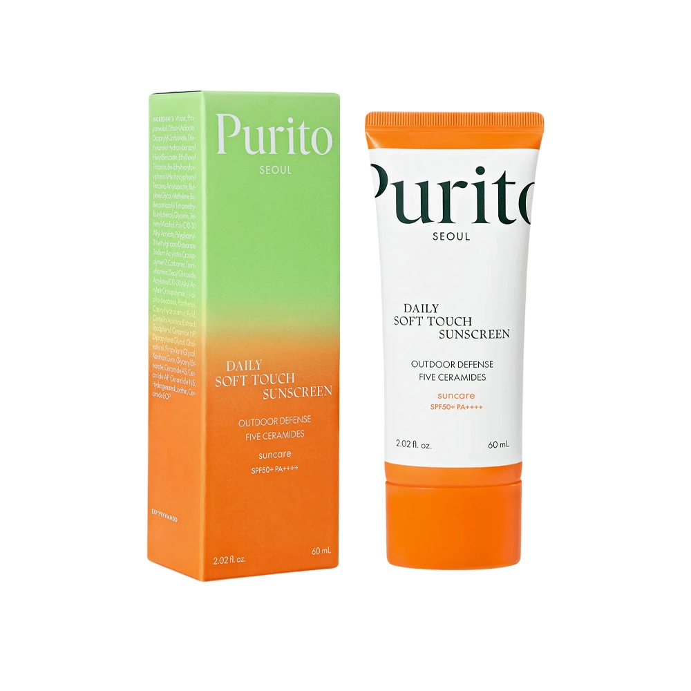 کرم ضد آفتاب و آبرسان دیلی سافت تاچ پوریتو مدل ++++ Purito Seoul Daily Soft Touch Sunscreen SPF50+ PA