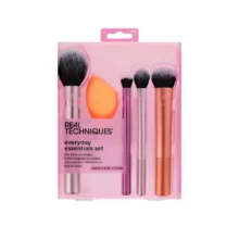 ست براش و پد 5 تکه ریل تکنیک مدل Real Techniques Everyday Essentials Makeup Brush Set
