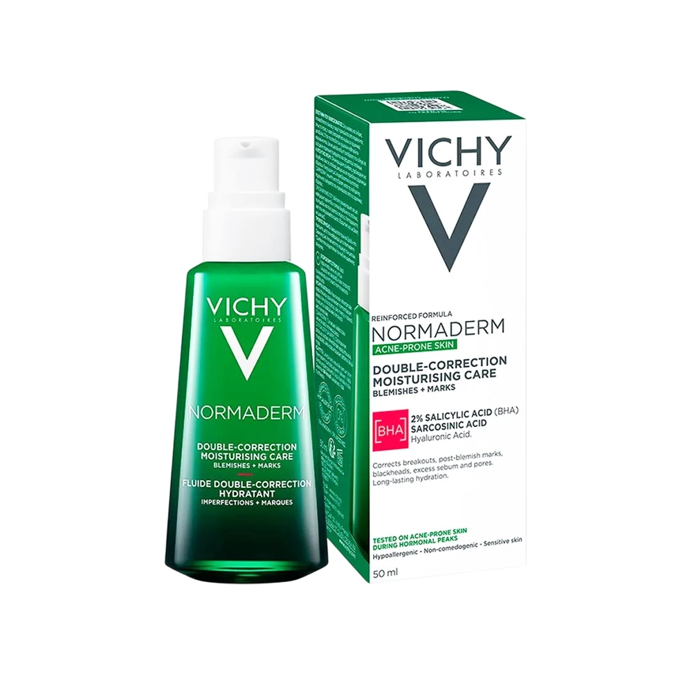 کرم آبرسان و مرطوب کننده نورمادرم ویشی مدل Vichy Normaderm PhytoAction Acne Control Moisturizer